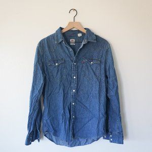 Levi Light Demin Long Sleeve Shirt